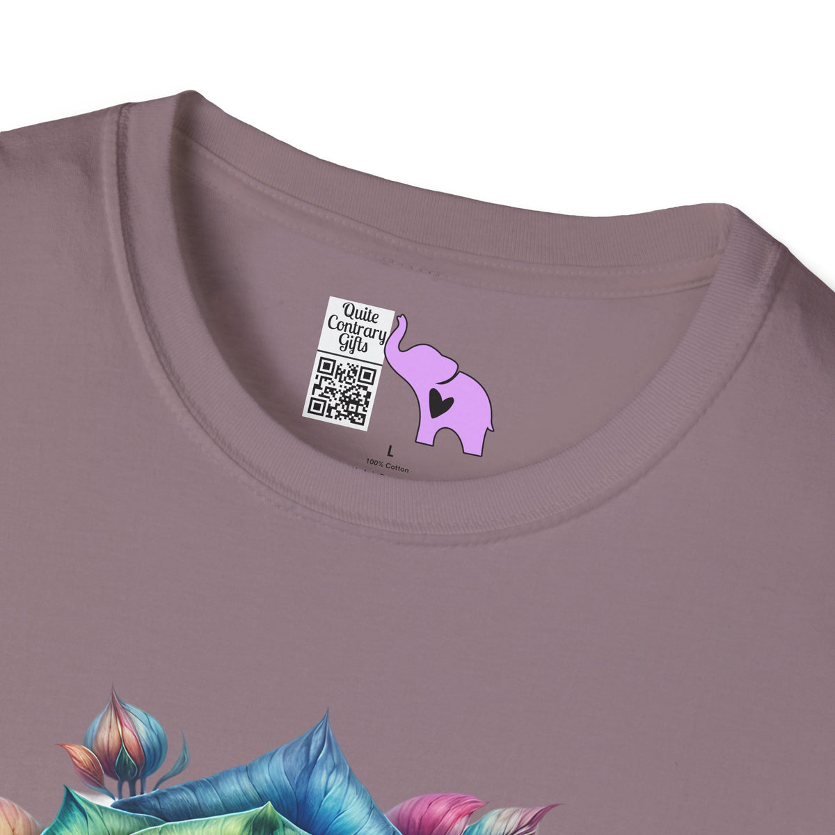 Colorful Rose Adult T-shirt
