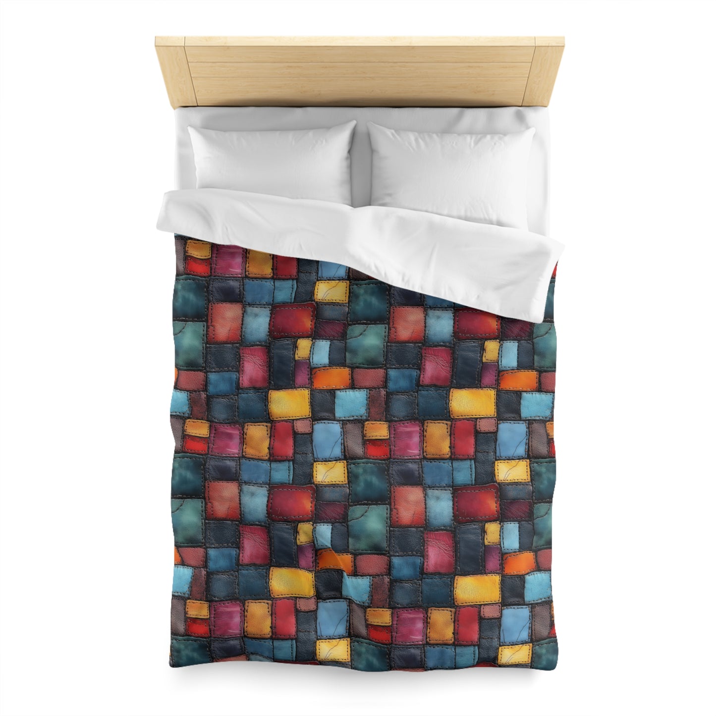 Colorblock Craze Microfiber Duvet Cover