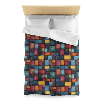 Colorblock Craze Microfiber Duvet Cover