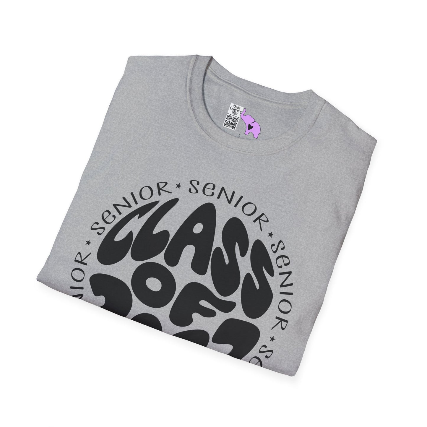 Round Senior Class of 2027 Adult T-shirt