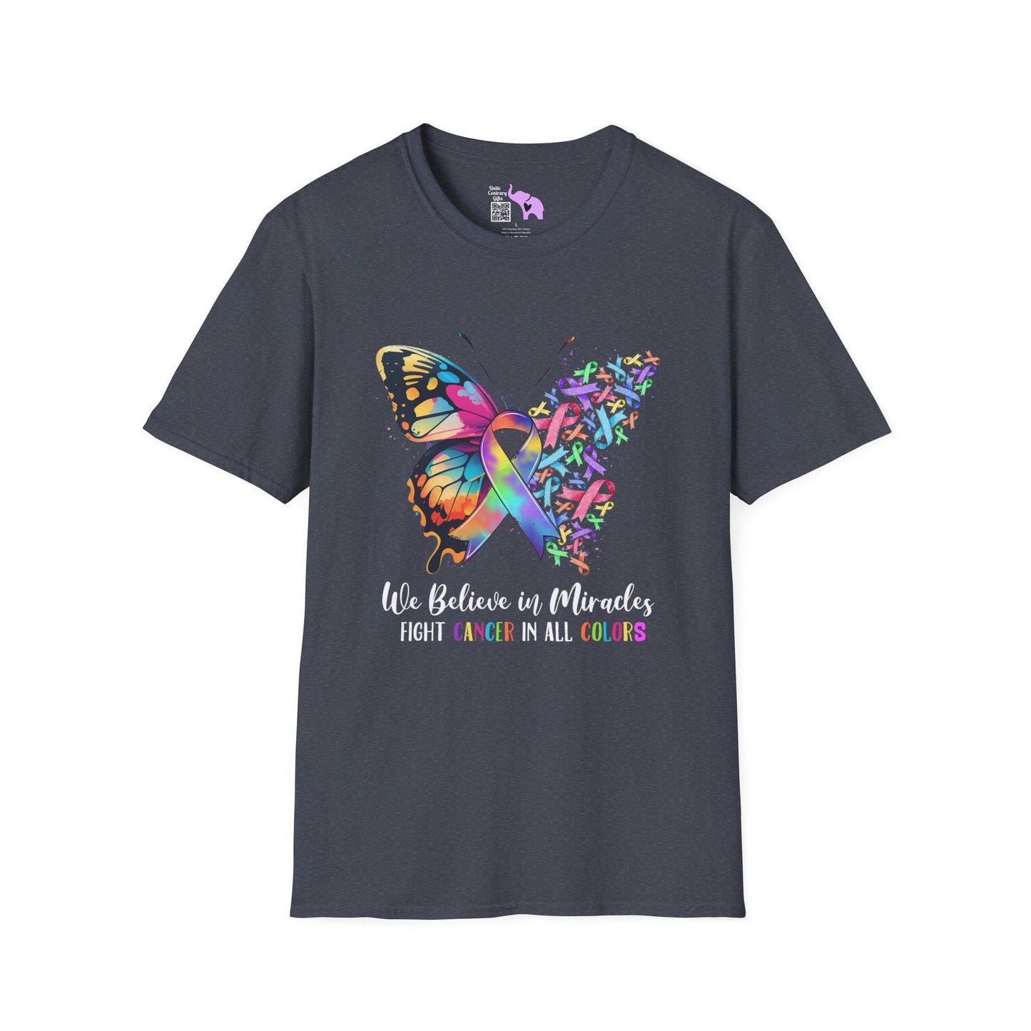 We Believe in Miracles Fight Cancer in All Colors T-shirt 22