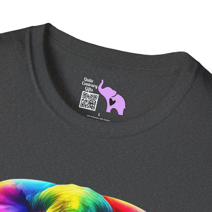 Colorful Elephant Adult T-shirt