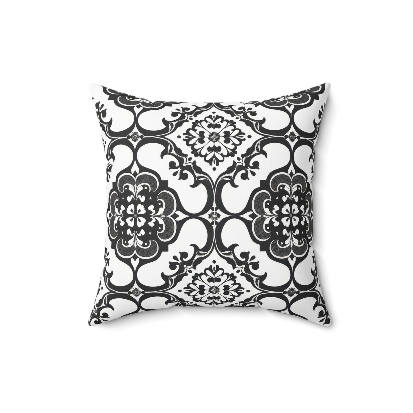 Ornamental Symmetry Throw Pillow