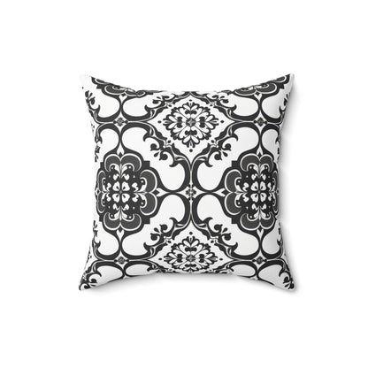 Ornamental Symmetry Throw Pillow