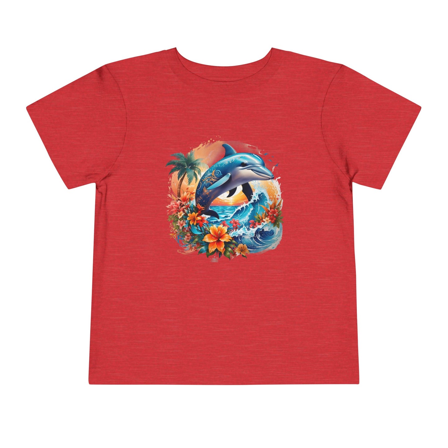 Tropical Dolphin Toddler Tee