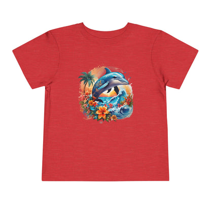 Tropical Dolphin Toddler Tee