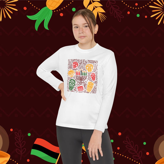 Kwanzaa Traditions Youth Long Sleeve Tee