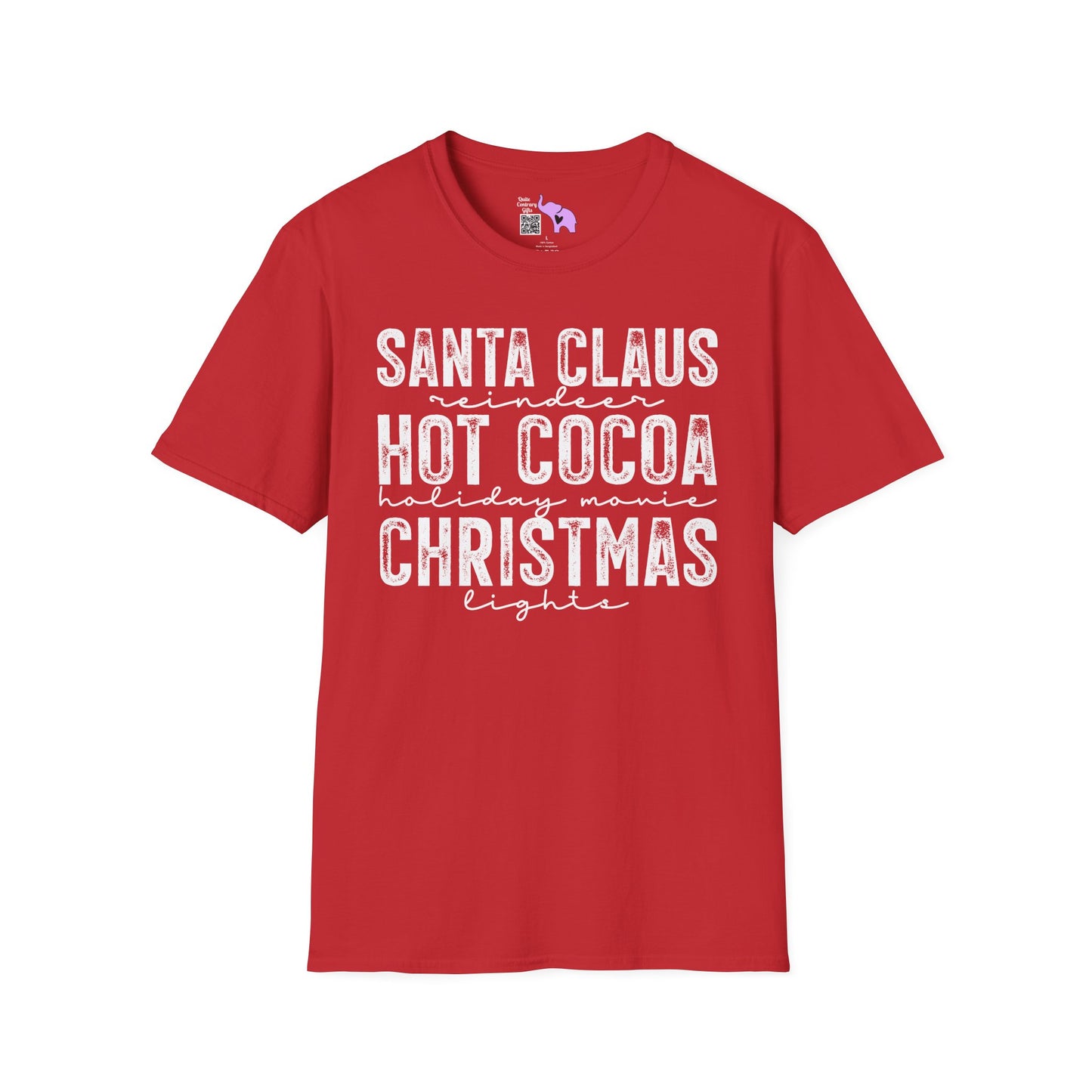 Santa Claus Hot Cocoa Chriatmas Adult T-shirt