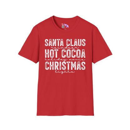 Santa Claus Hot Cocoa Chriatmas Adult T-shirt