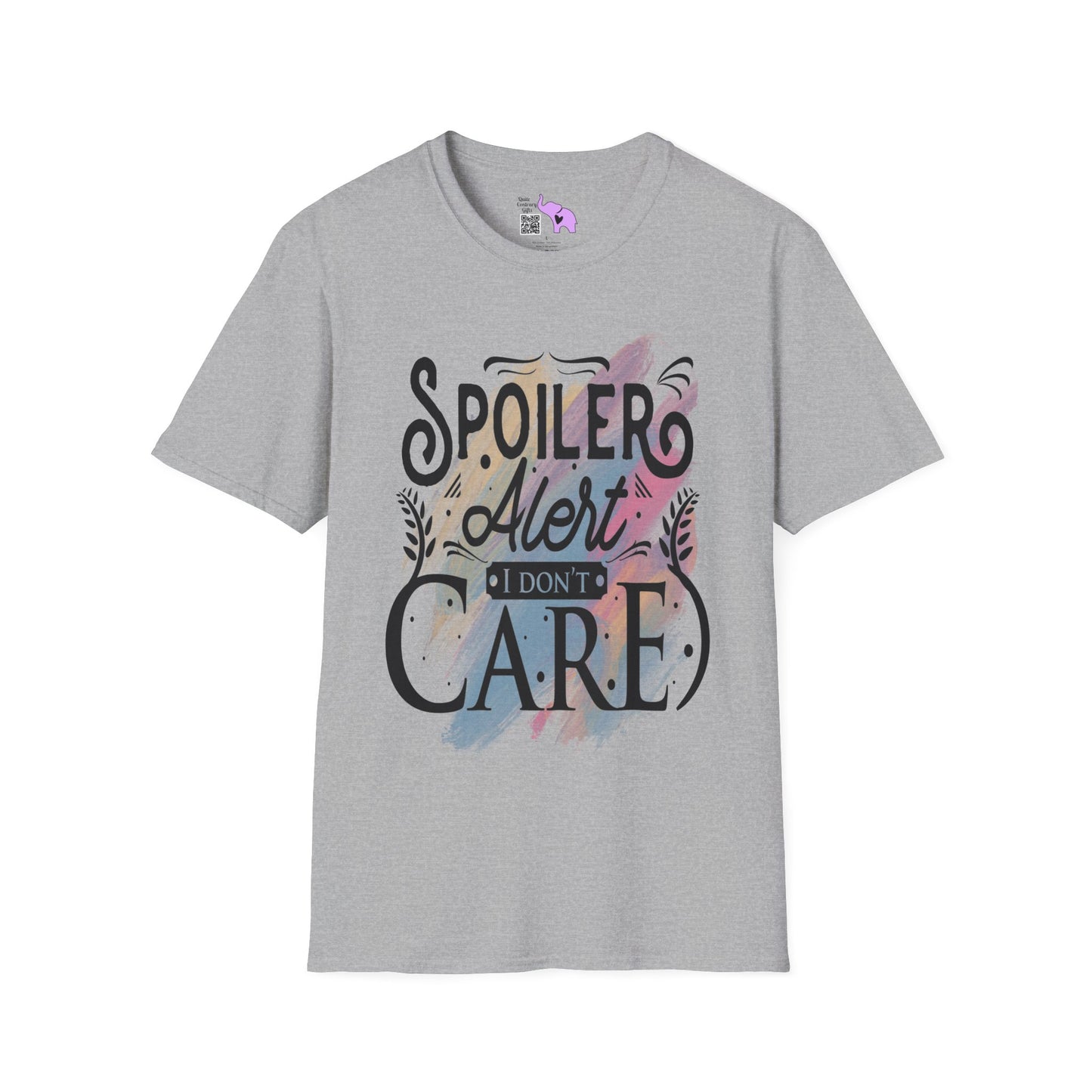 Spoiler Alert I Don't Care Adult T-shirt