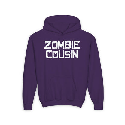 ""Zombie Cousin Youth Heavy Blend Hoodie