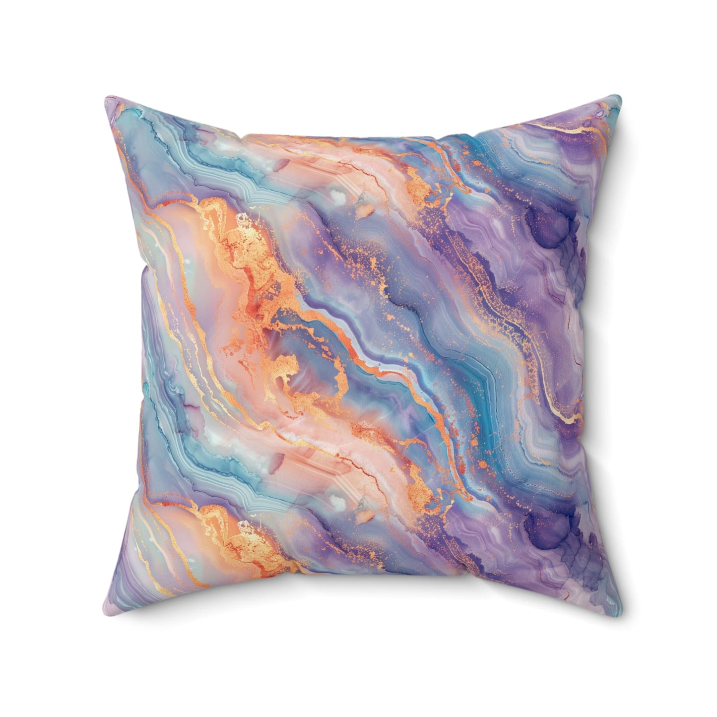 Dreamwave Marble Throw Pillow