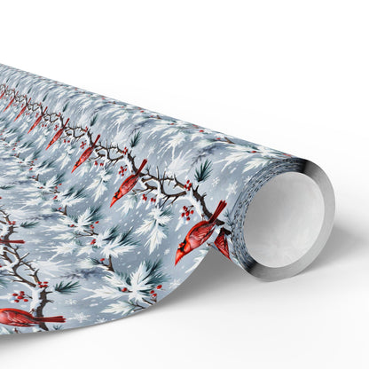 Cardinals in the Snow Wrapping Paper
