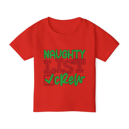 Naughty List Crew Heavy Cotton™ Toddler T-shirt