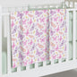 Pastel Butterfly Dreams Baby Swaddle Blanket