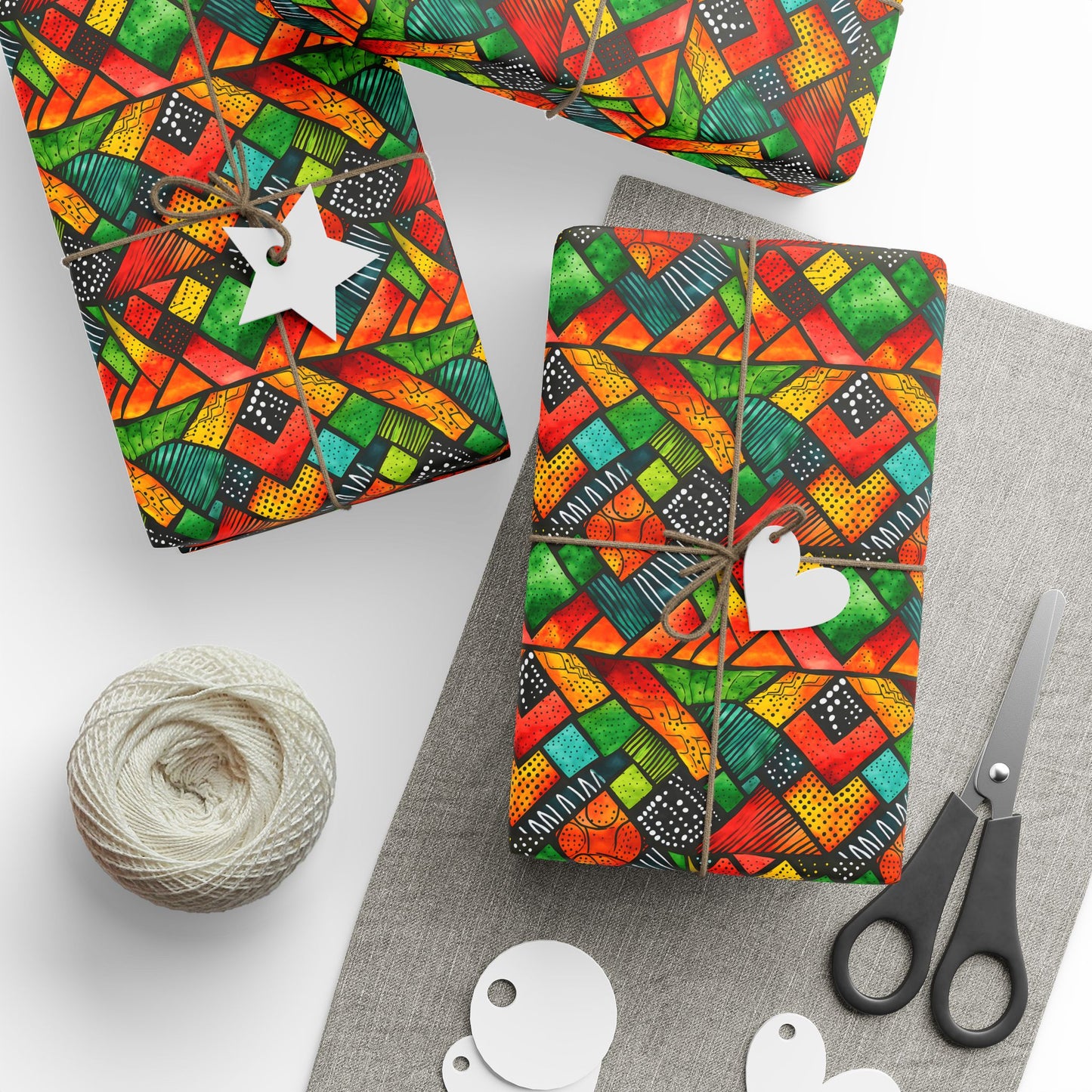 Unity Glow Kwanzaa Wrapping Paper