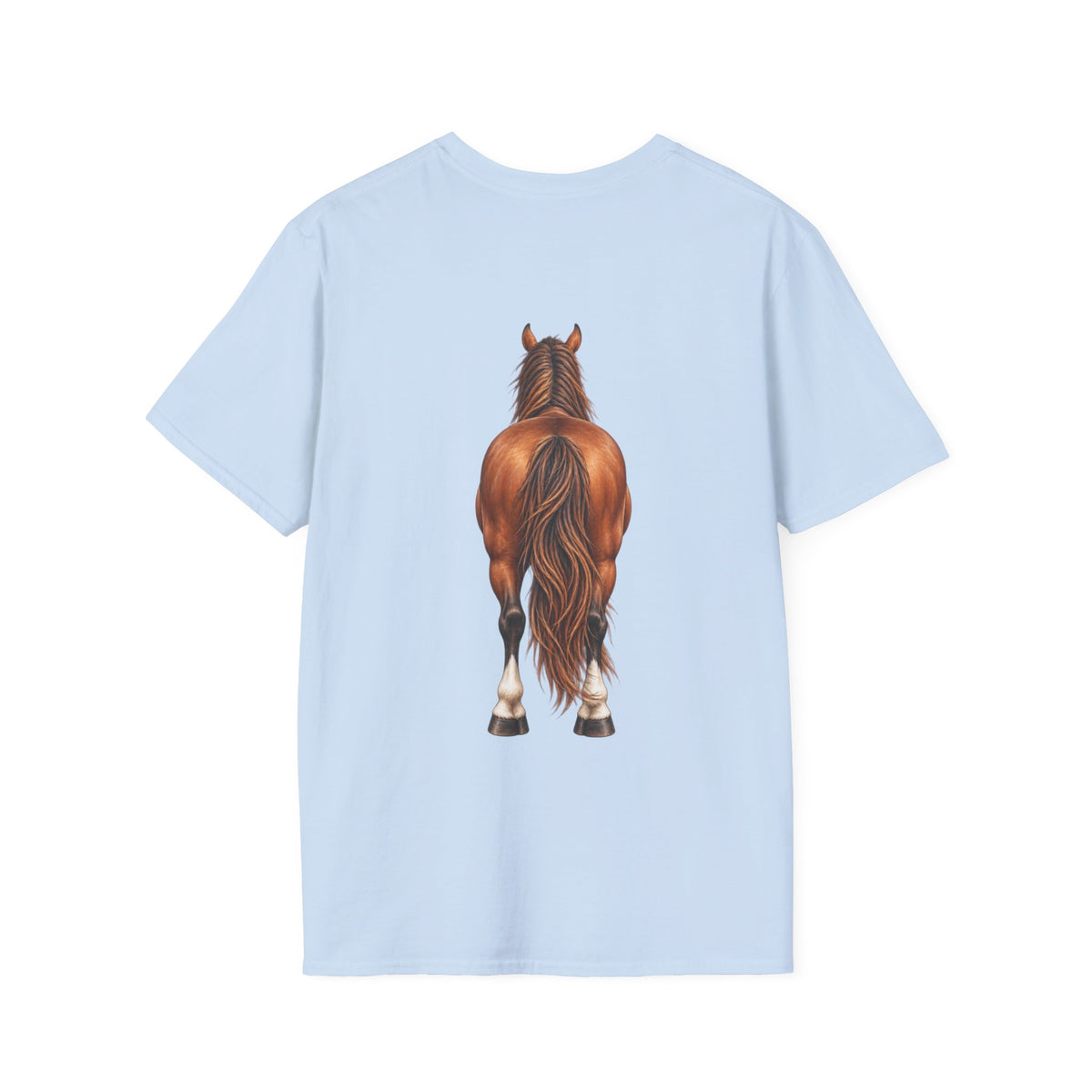 ""Front to Back Horse Lover Adult T-shirt