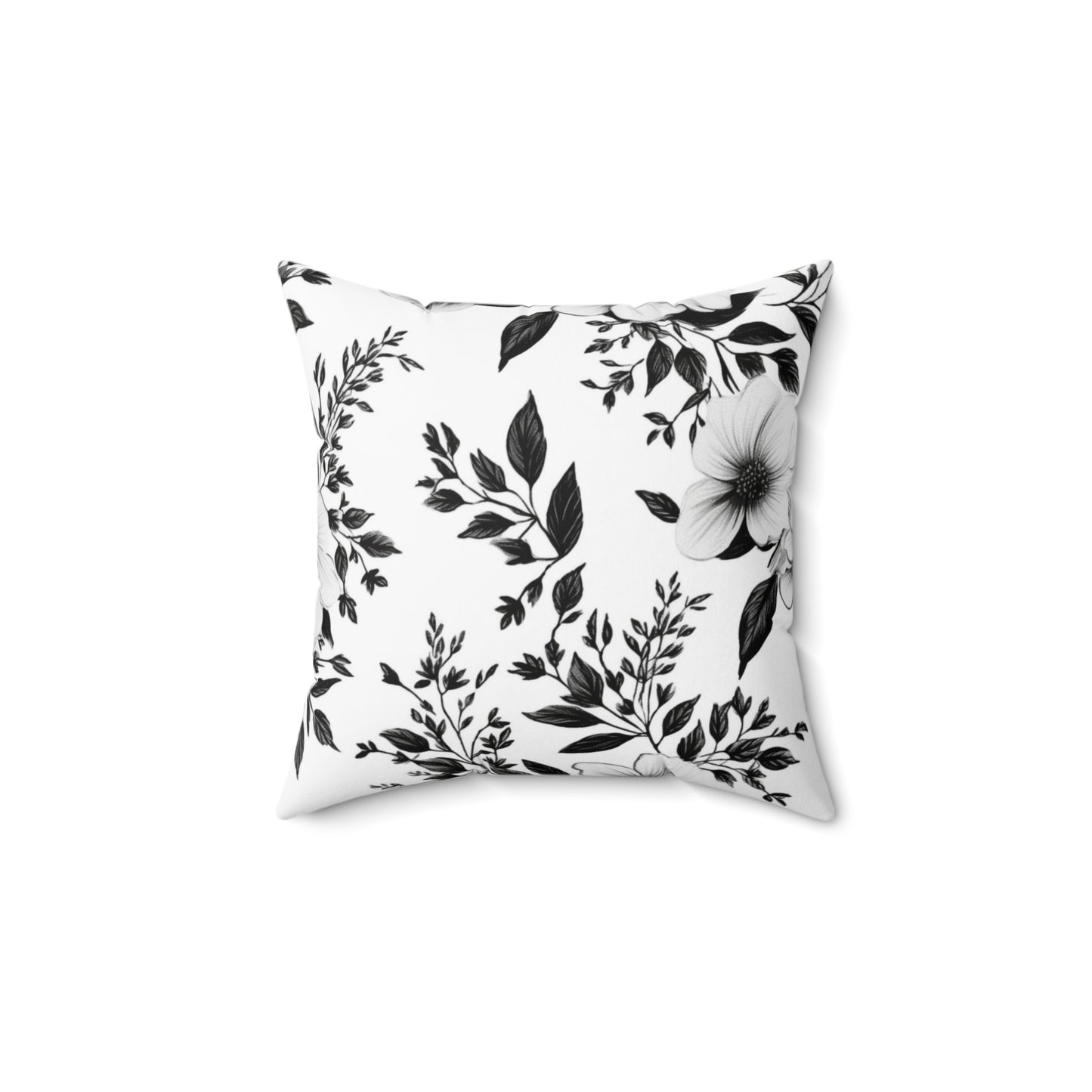 Garden Sketch Throw Pillow