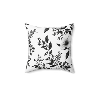 Garden Sketch Throw Pillow