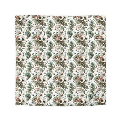 Whimsy In Bloom Microfiber Duvet Cover