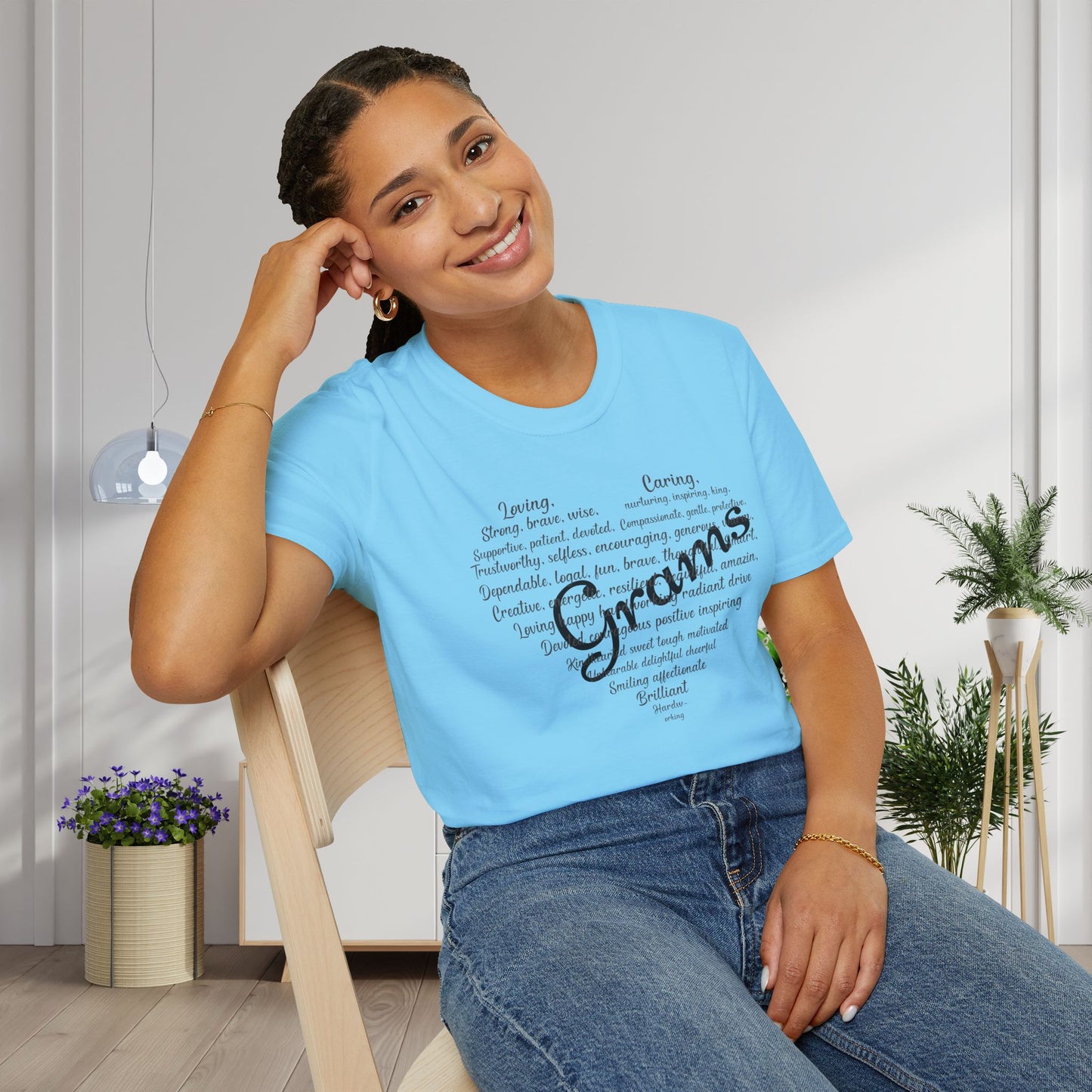 Grams Descriptive Words Adult T-shirt