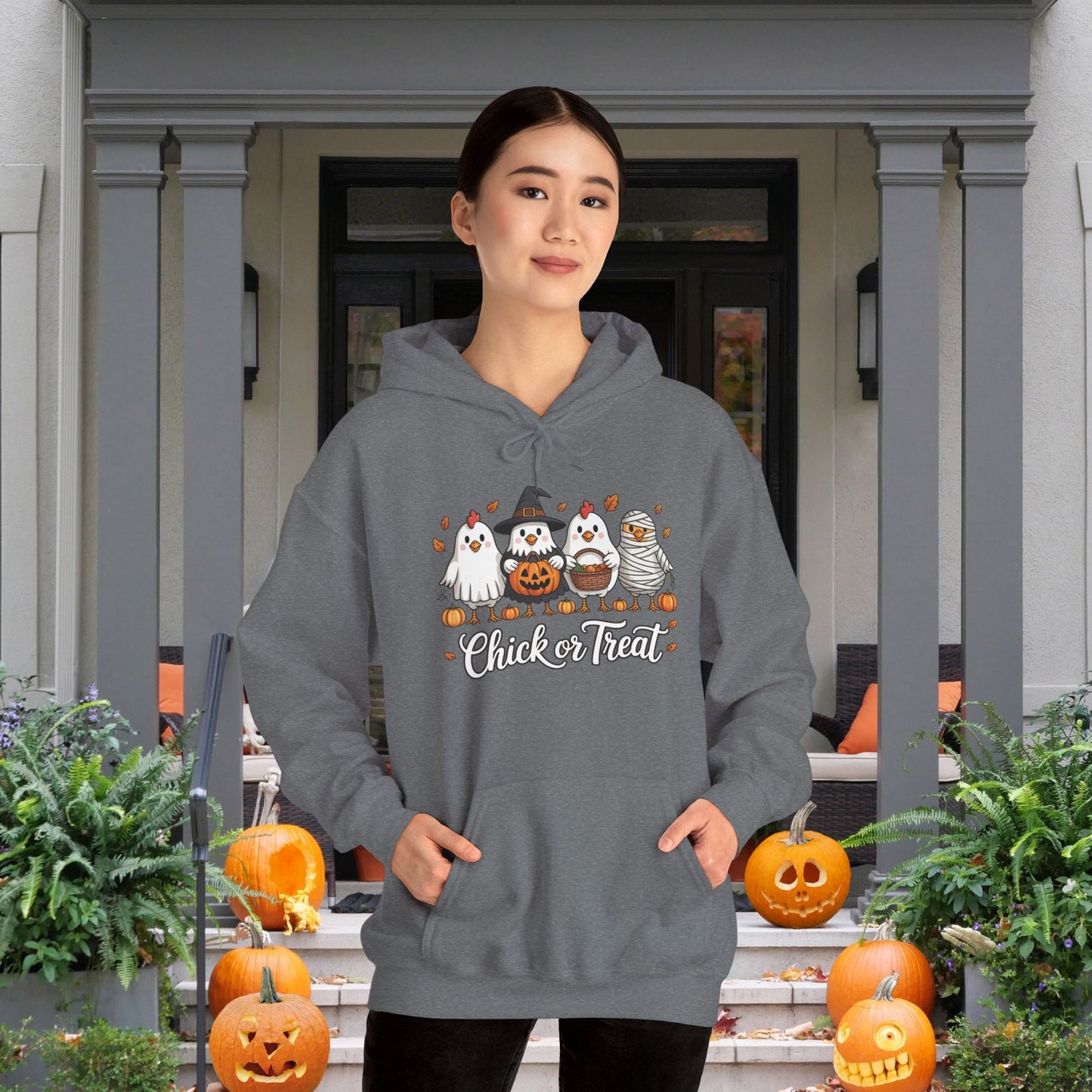 Chick or Treat Heavy Blend™ Hooded Sweatshirt