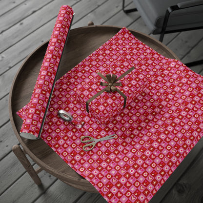 Valentine Toss Wrapping Paper