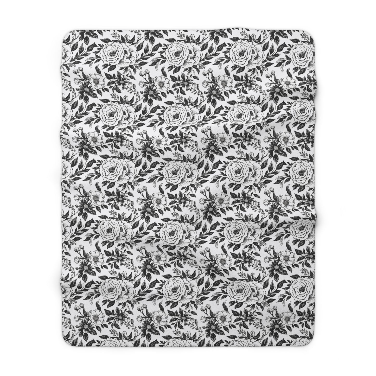 Whispering Blooms Fleece Blanket