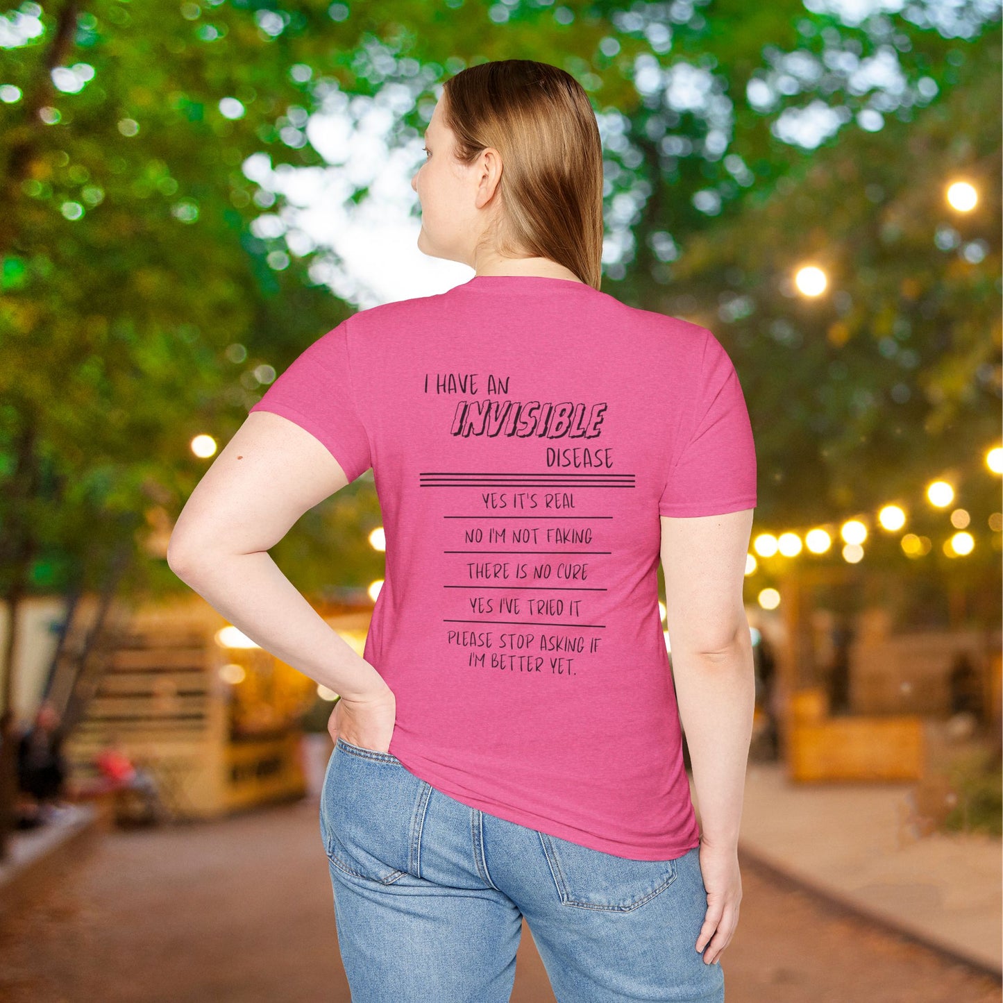 I'm An INVISIBLE Warrior Invisible Illness Adult T-shirt
