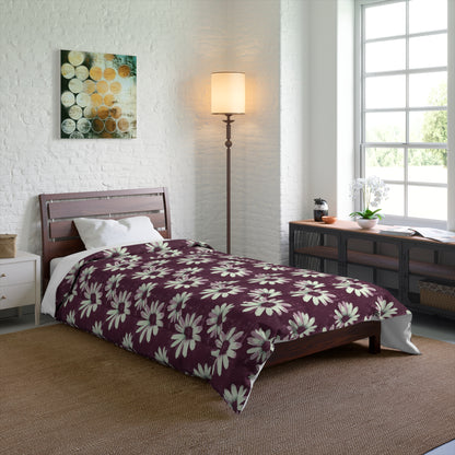 Purple Tide Petals Comforter