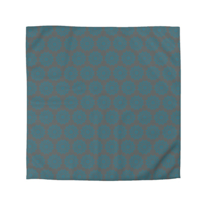 Teal Tranquility Microfiber Duvet Cover