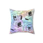 Colorful Chapters Throw Pillow