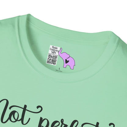 Not Perfect Just Forgiven Adult T-shirt