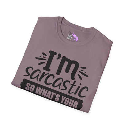 I'm Sarcastic So What's Your Superpower Adult T-shirt