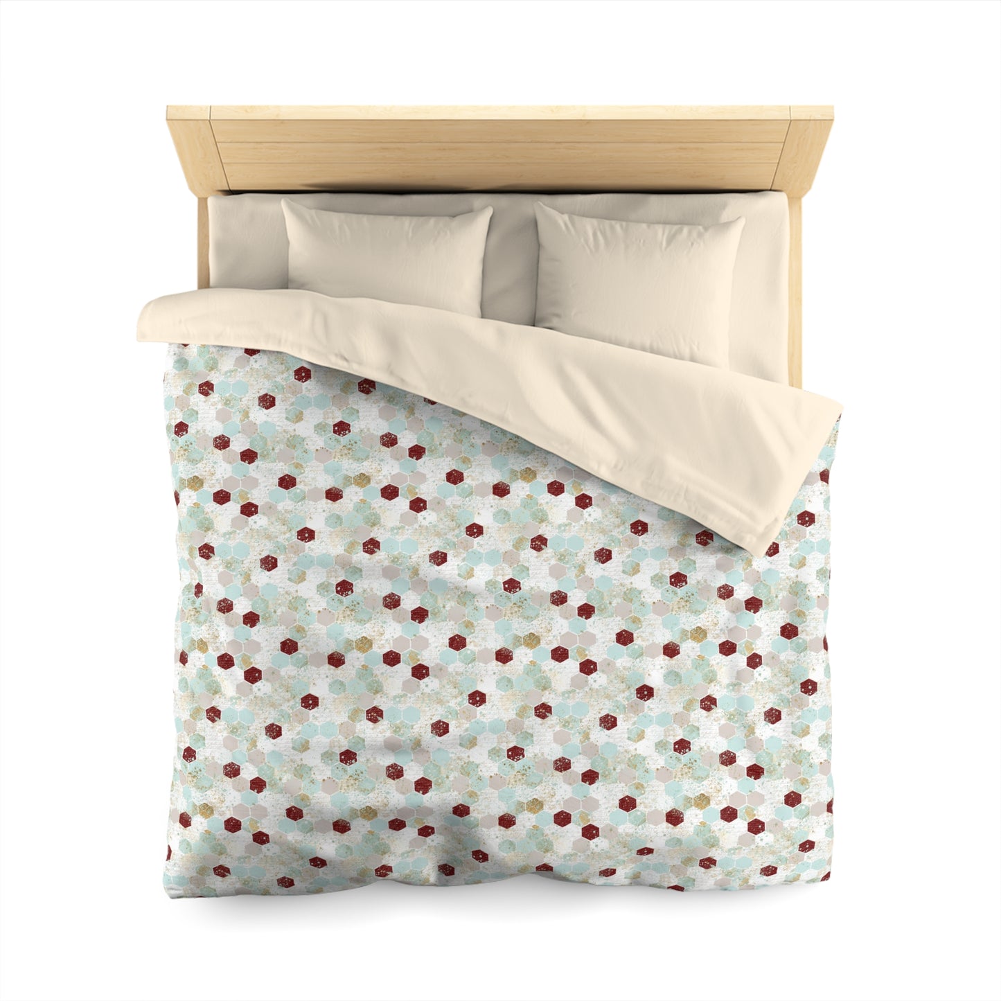 Love Letters & Honeycomb Duvet Bedding Set