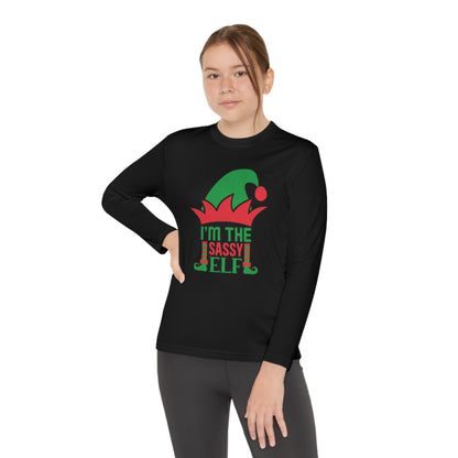 I'm The Sassy Elf Youth Long Sleeve Tee