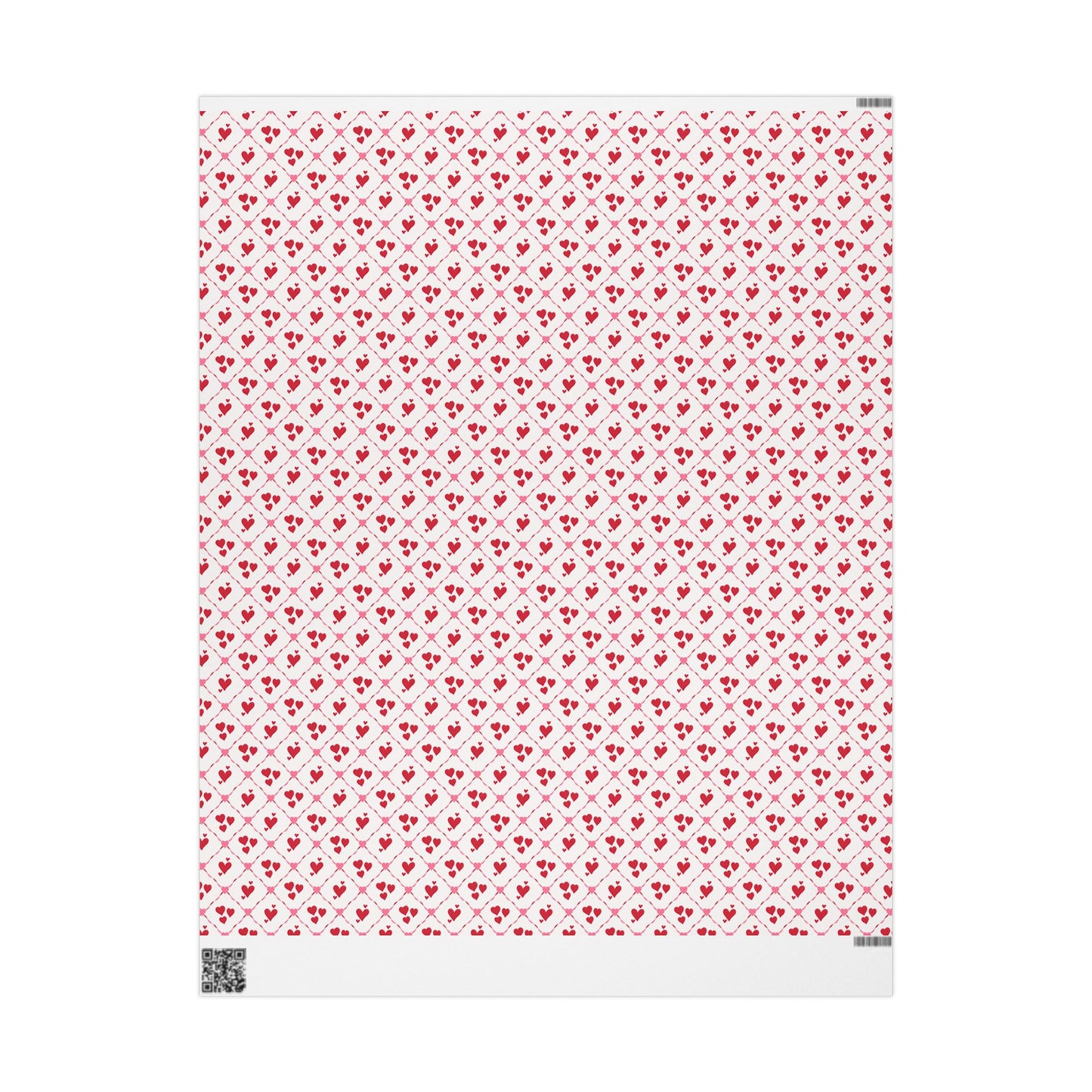 Cupid’s Lattice Wrapping Paper