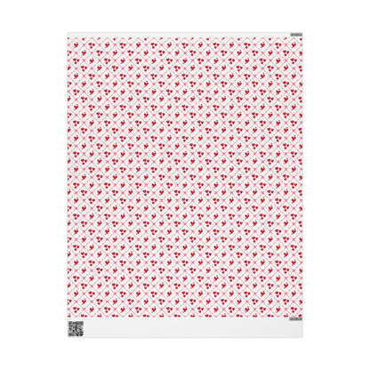 Cupid’s Lattice Wrapping Paper