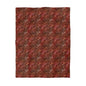 Royal Ember Blossoms Microfiber Duvet Cover