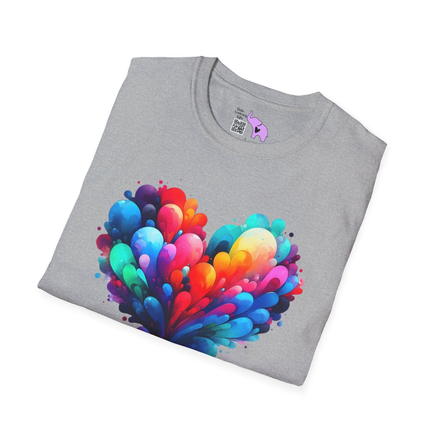 All the Feels Heart Adult T-shirt