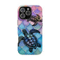 Sea Turtle Silhouette MagSafe® Compatible Tough Case for iPhone