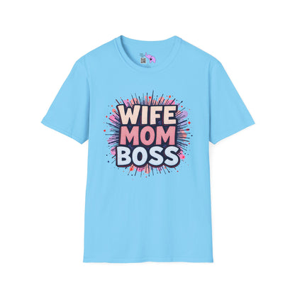 Wife Mom Boss Adult T-shirt