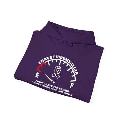 I Have Fibromyalgia I Don't Have The Energy... Adult Heavy Blend™ Hoodie