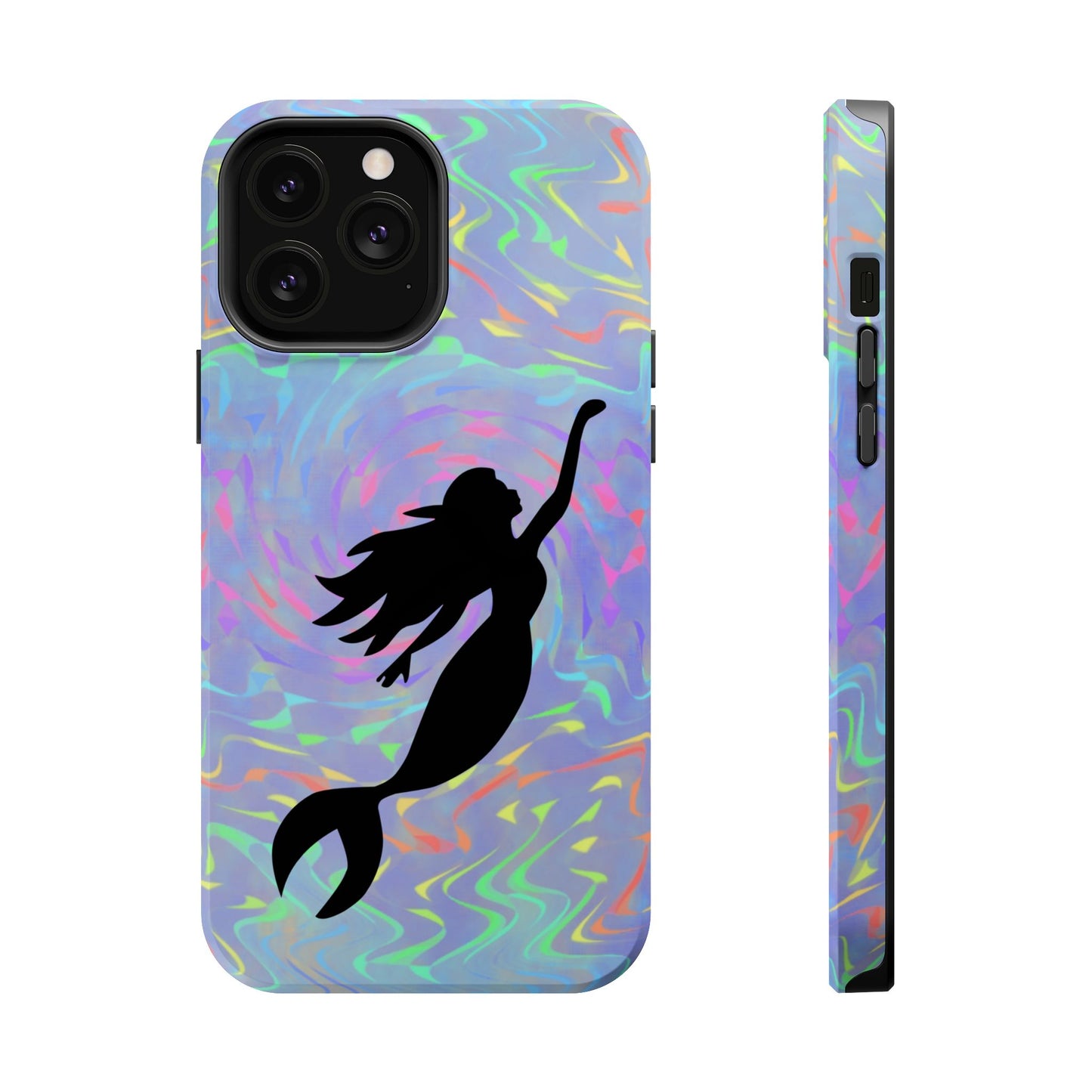 Mermaid Silhouette MagSafe® Compatible Tough Case for iPhone