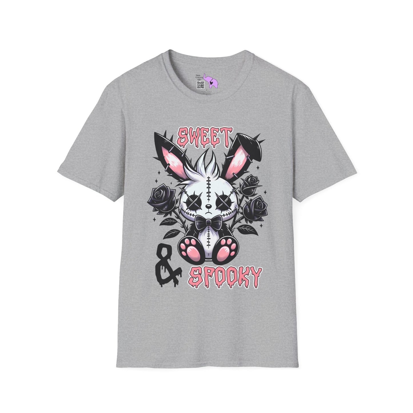 Sweet & Spooky Voodoo Bunny Adult T-shirt
