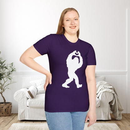 Bigfoot Loves You Adult T-shirt