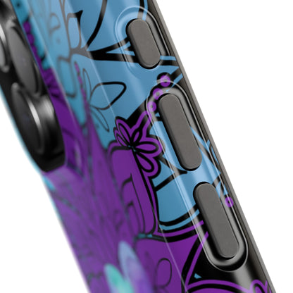 Colorful Mandala w/Heart MagSafe® Compatible Tough Case for iPhone