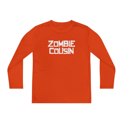 ""Zombie Cousin Youth Long Sleeve Tee