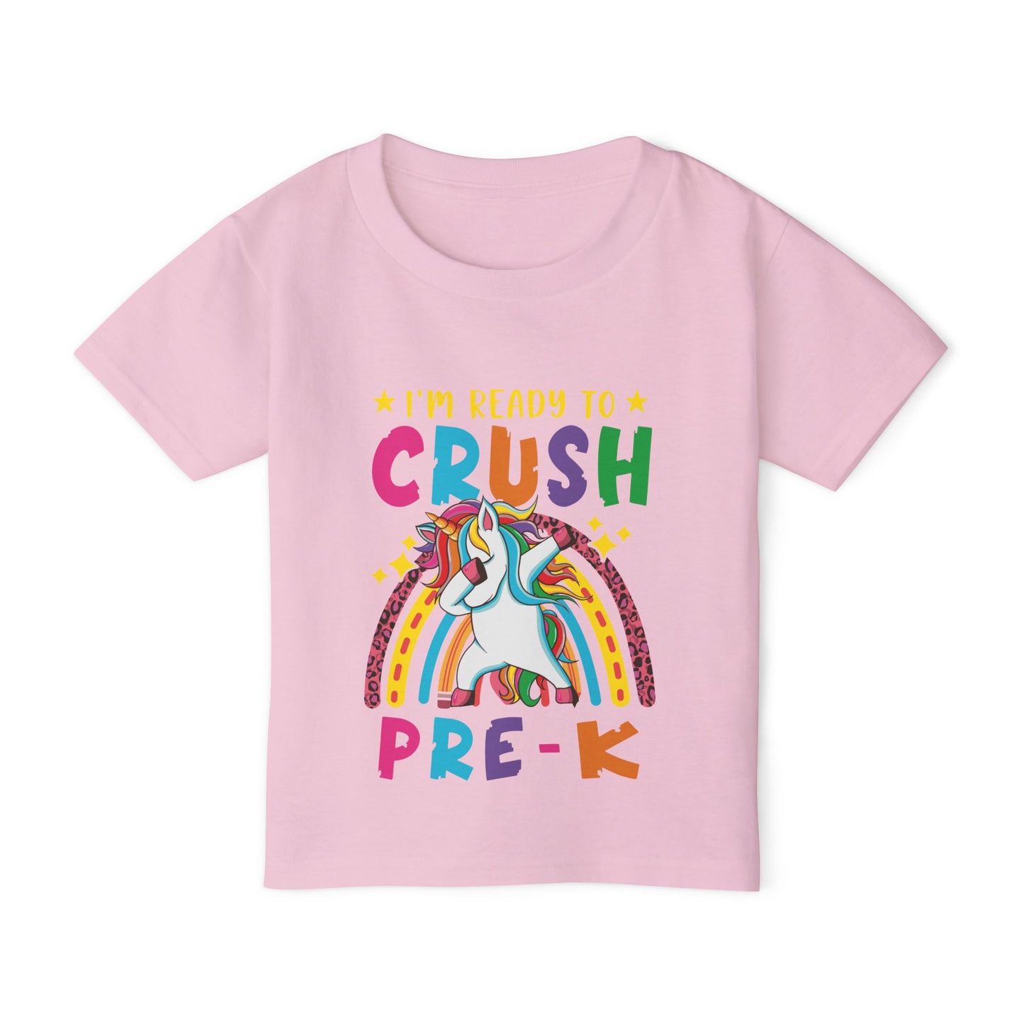 I'm Ready to CRUSH Pre-K Unicorn Heavy Cotton™ Toddler T-shirt
