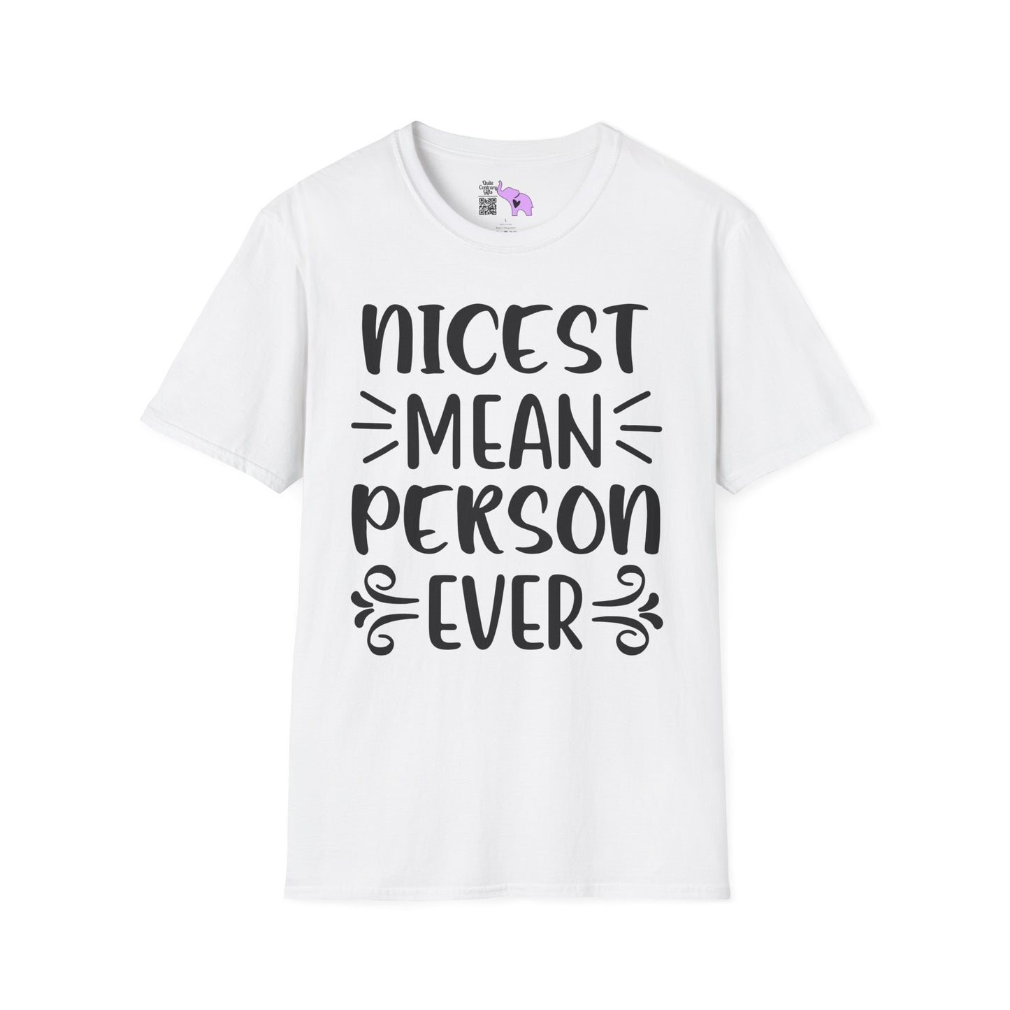 Nicest Mean Person Ever Adult T-shirt